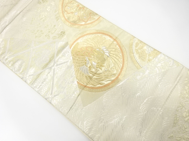 JAPANESE FUKURO OBI / WOVEN PHOENIX